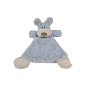 Demdaco 2016 Nat n Jules Blue Puppy Dog Lovey 11 Inch Rattle Plush Baby Toy